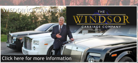 Click here for more information WEDDING CAR HIRE