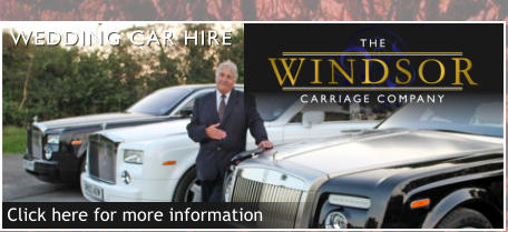 Click here for more information WEDDING CAR HIRE